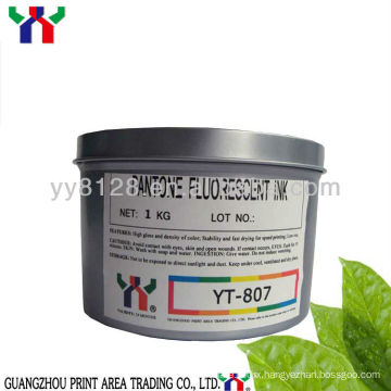 YT- 807 Spot Panton Rose Red ECO-Friendly Fluorescent Offset Printing Ink